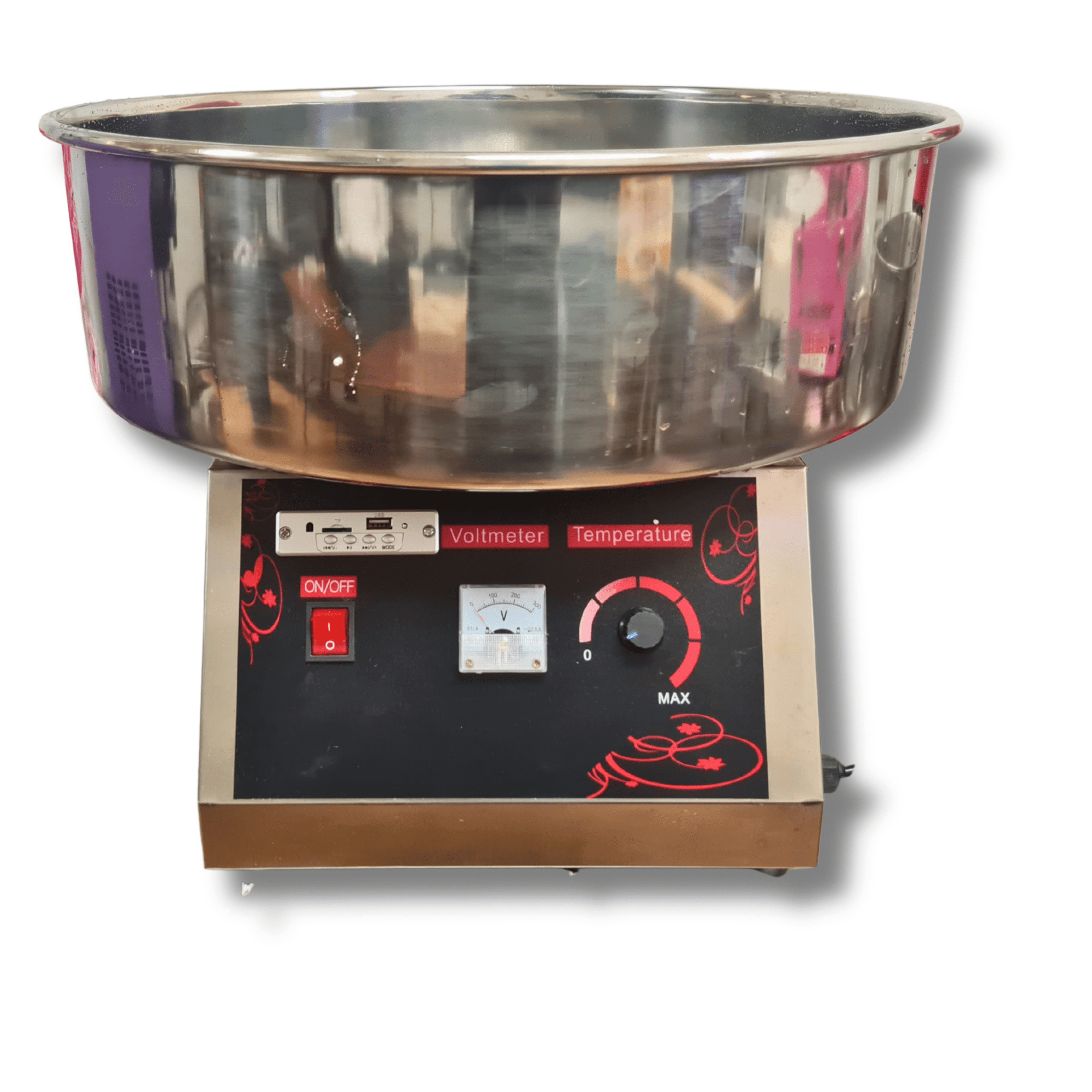 Candy Floss Machine 1000W Professional with USB Bluetooth Music - UdderlyLush.comcandy floss machine