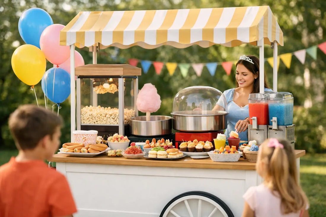 Children's Party Food Cart That Does It All - Udderly Lush — Ice cream that tastes good and does good