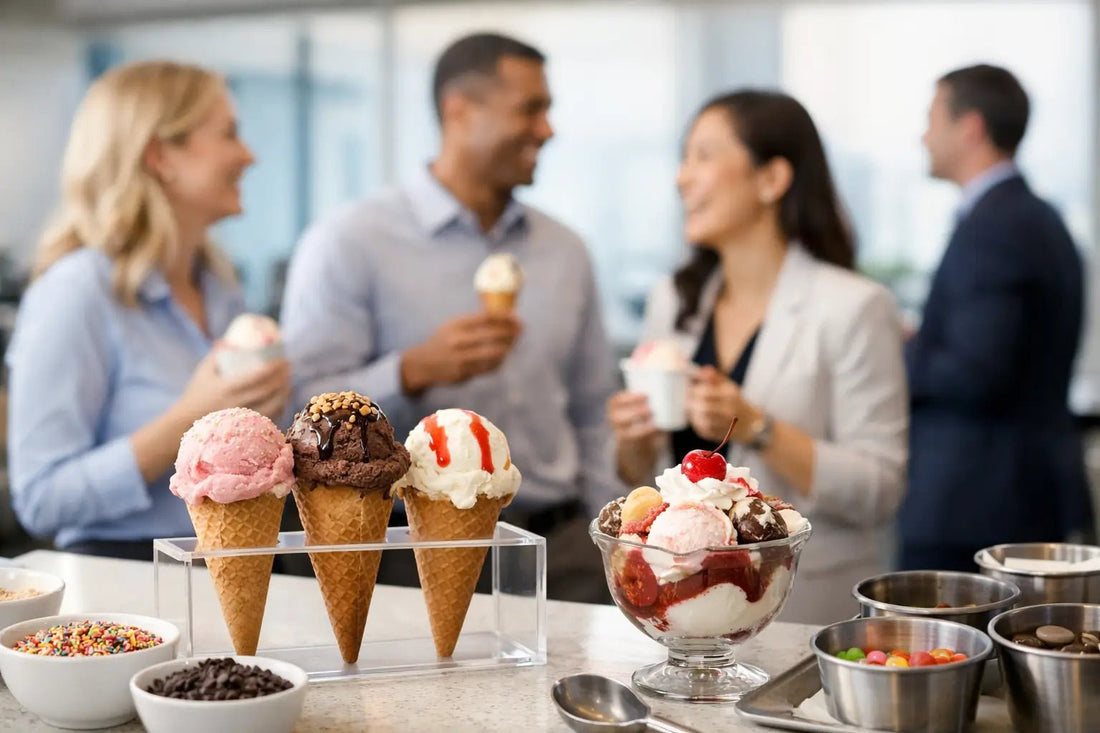 Corporate Ice Cream Social Ideas That Actually Work - Udderly Lush — Ice cream that tastes good and does good