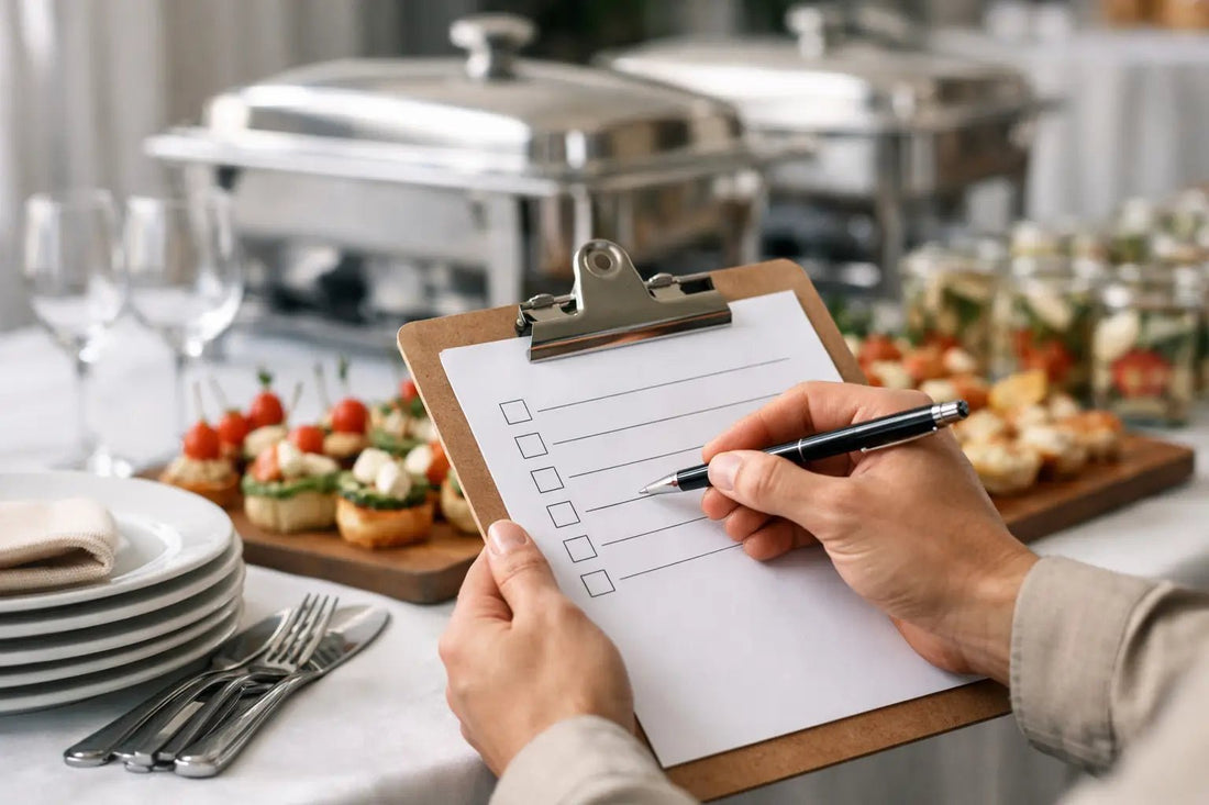 Event Setup Checklist for Food-First Fun - Udderly Lush