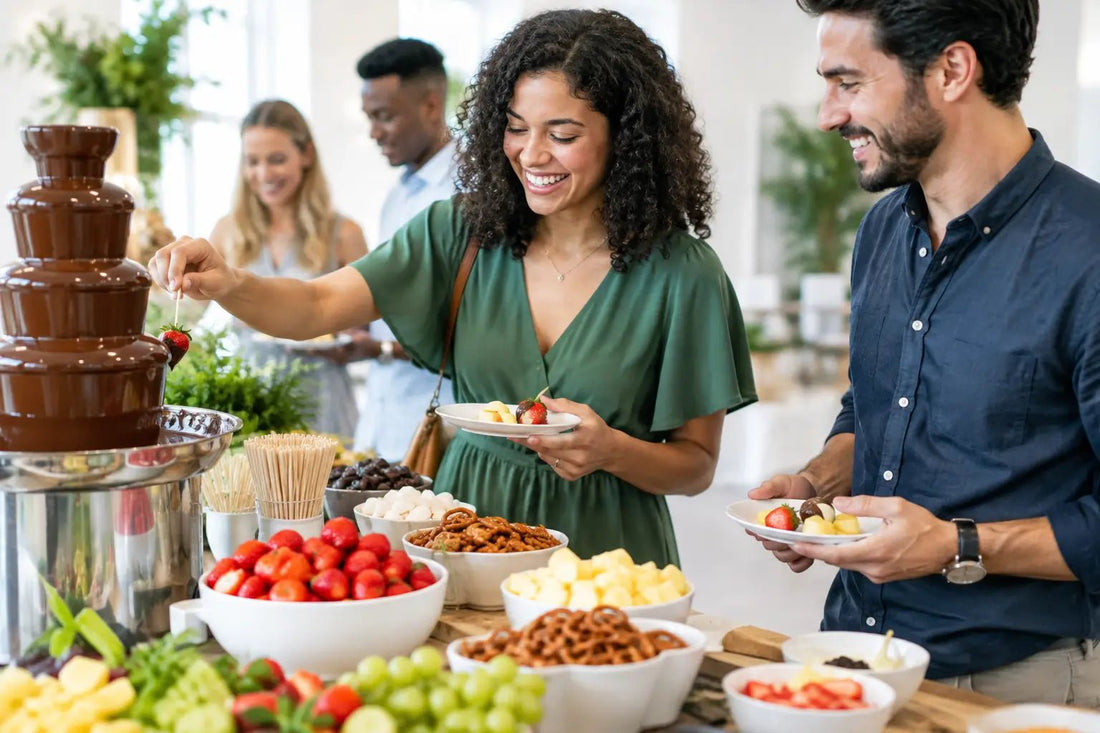 Fun Food Stations That Keep Guests Smiling - Udderly Lush
