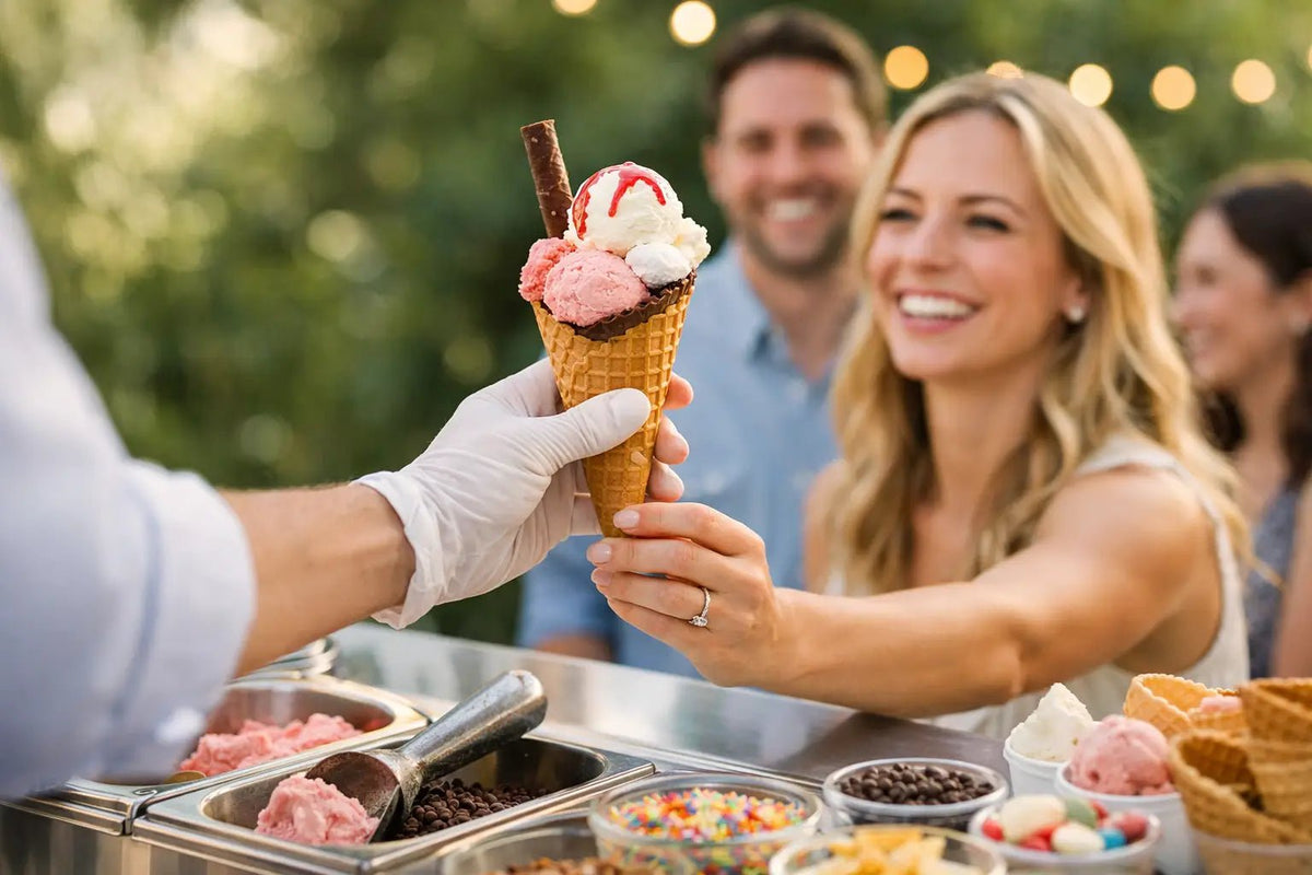 Ice Cream Catering That Keeps Guests Smiling - Udderly Lush — Ice cream that tastes good and does good