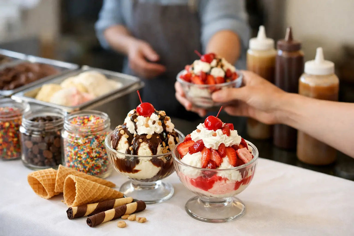 Ice Cream Sundae Bar Catering That Gives Back - Udderly Lush — Ice cream that tastes good and does good