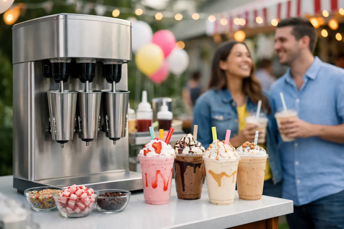 Milkshake Machine Rental for Events That Pop - Udderly Lush — Ice cream that tastes good and does good