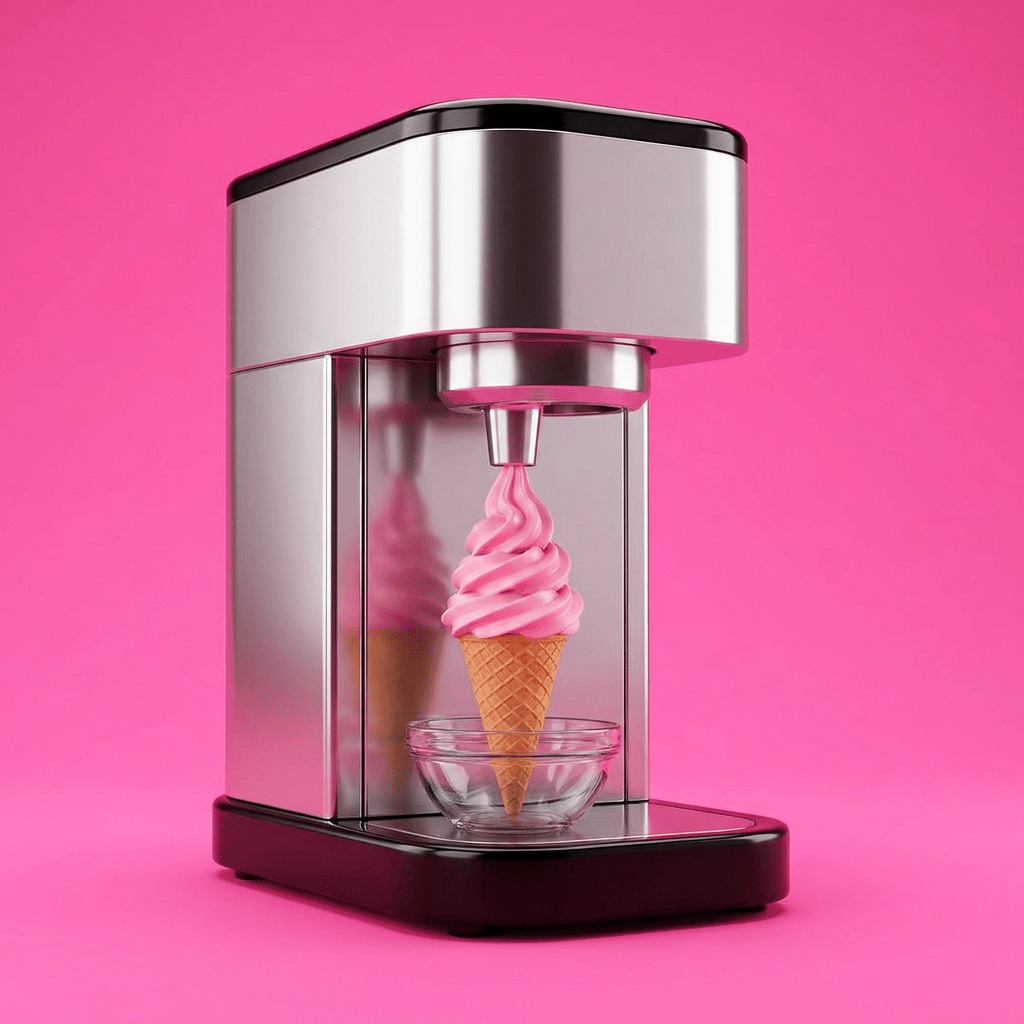 5L Table Top Soft Serve Mr Whippy Machine Hire - Udderly Lush — Ice cream that tastes good and does goodIce Cream Makers
