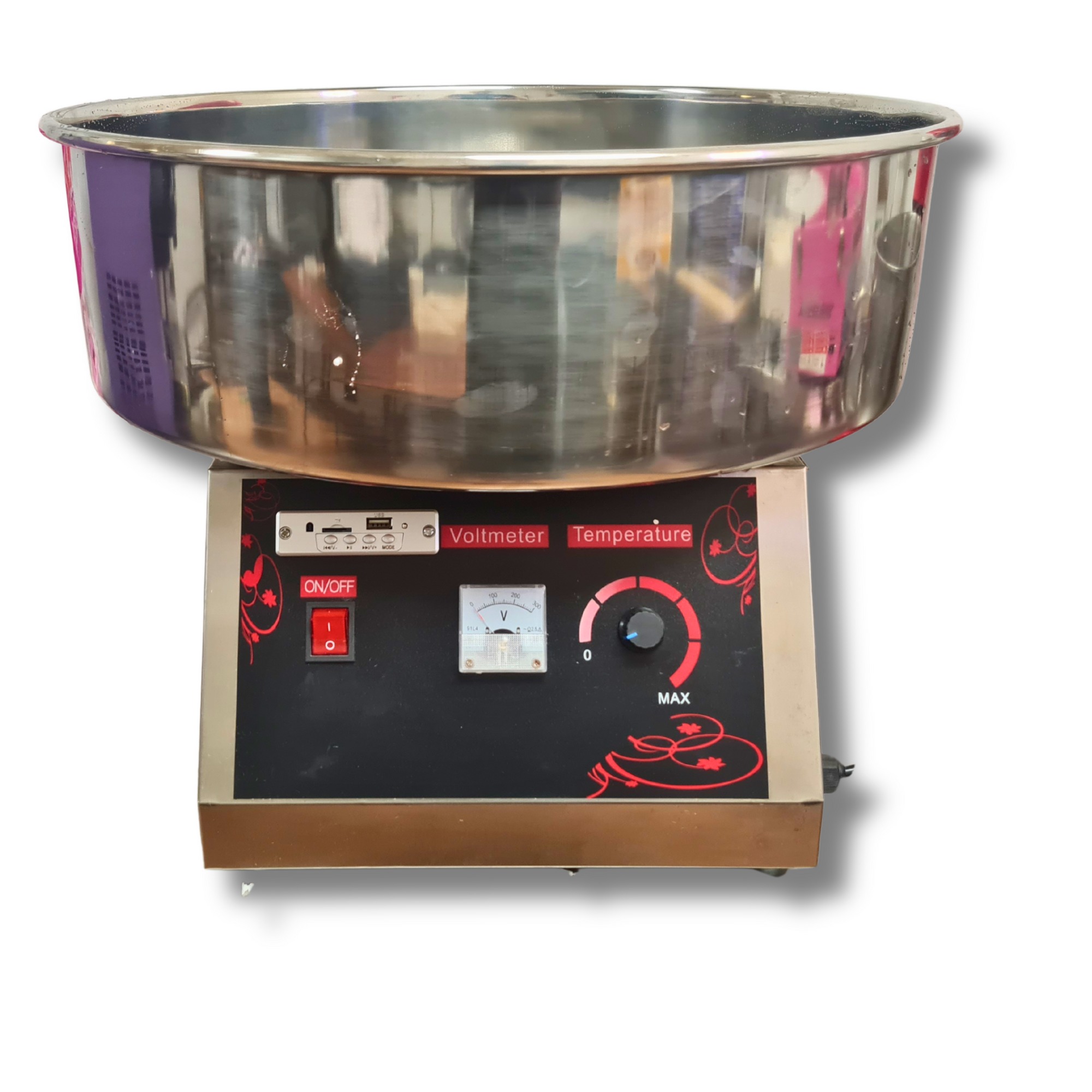 Candy Floss Machine 1000W Professional with USB Bluetooth Music