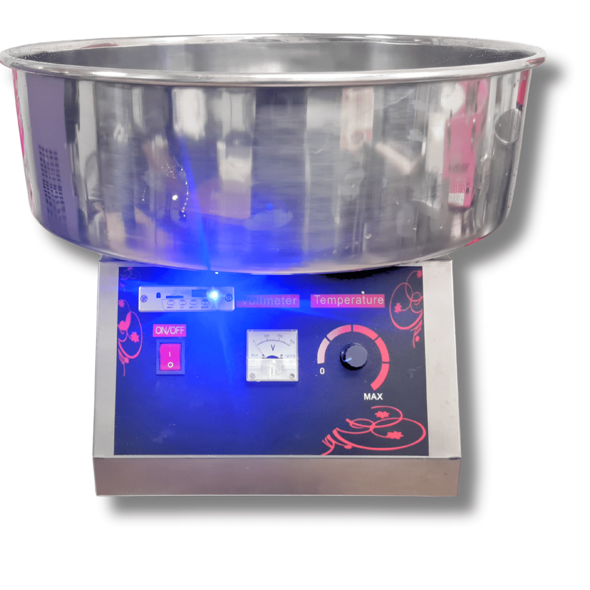 Candy Floss Machine 1000W Professional with USB Bluetooth Music - UdderlyLush.comcandy floss machine