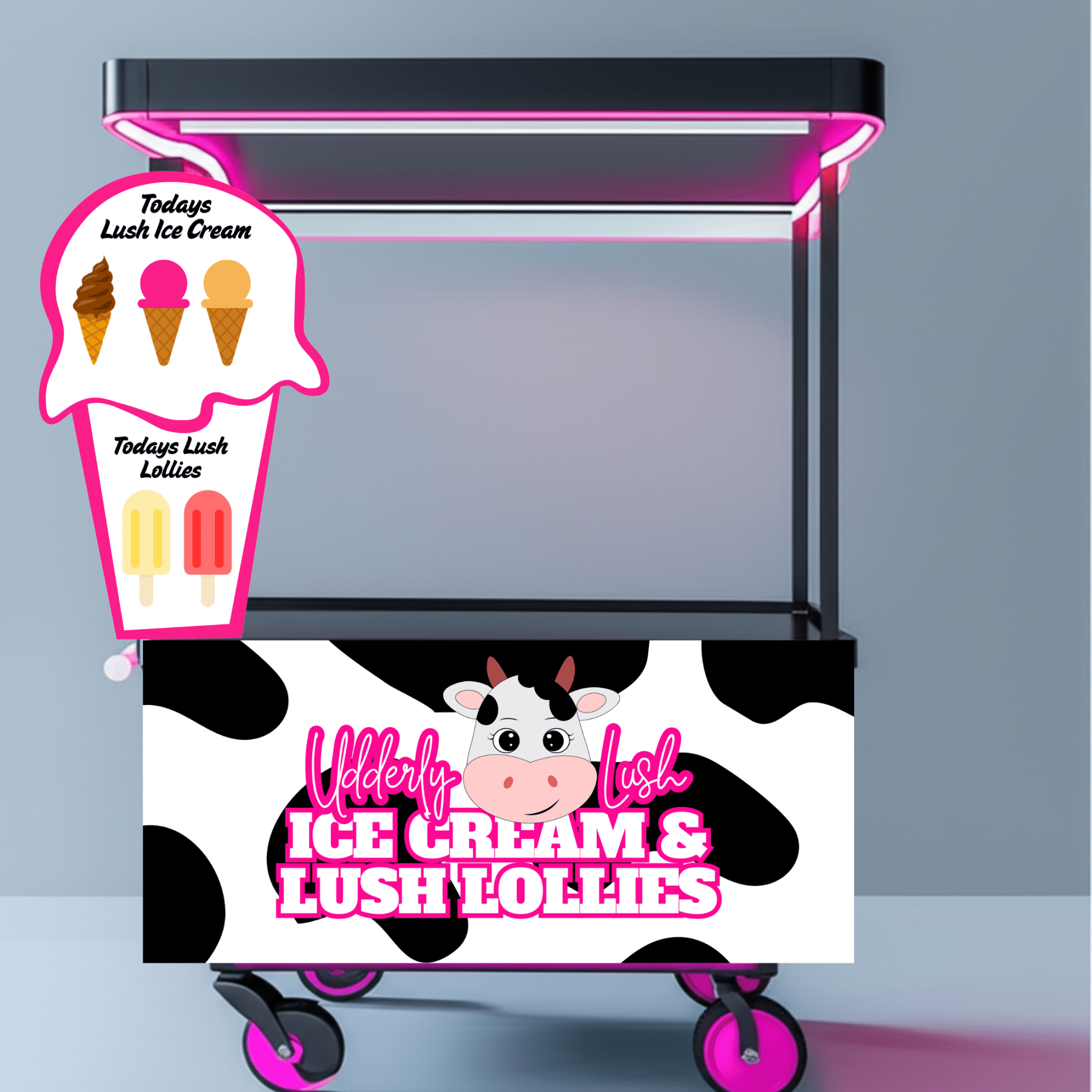 Hire The ultimate lush ice cream parlor event experience - UdderlyLush.comFrozen Desserts & Novelties