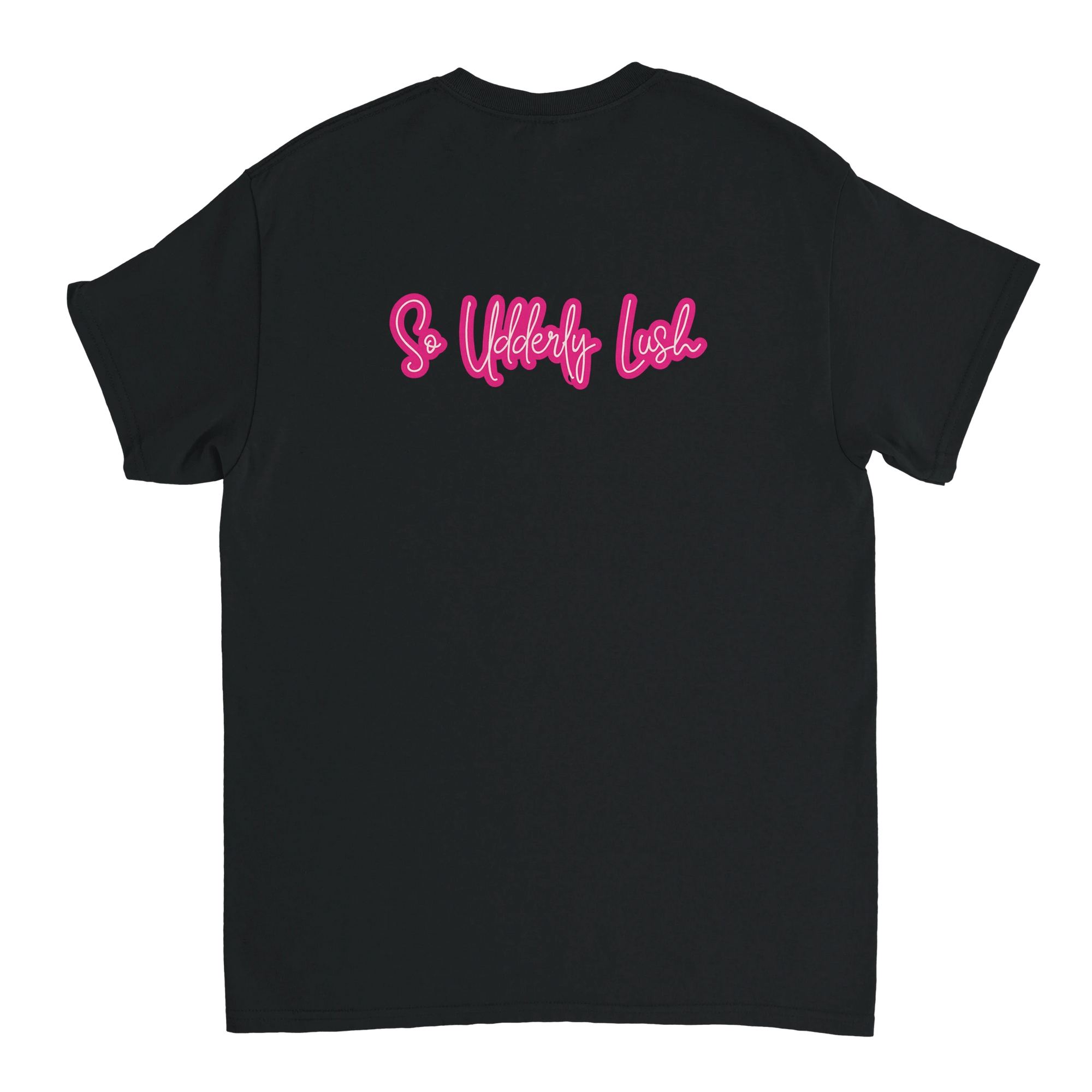 So Udderly Lush Branded Unisex Crewneck T-shirt - UdderlyLush.comPrint Material