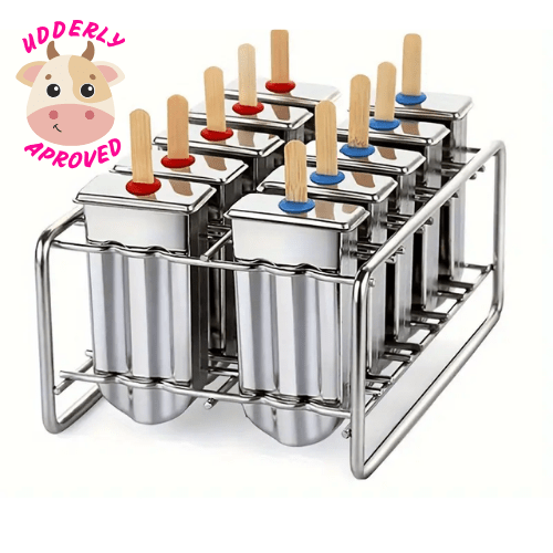 Stainless Steel Ice lolly molds - make your own Lush Lollies - UdderlyLush.comIce Molds
