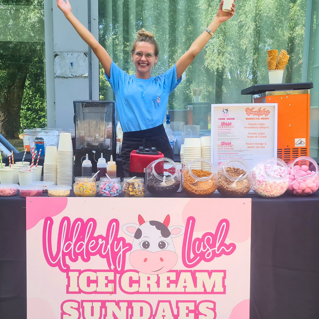 Hire The ultimate lush ice cream parlor event experience
