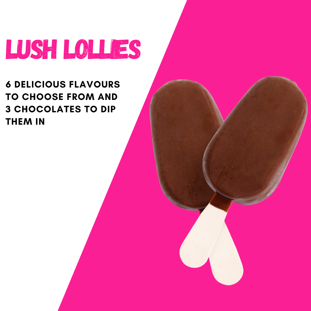 hire our Lush Ice Lolliescarl experience  get 3 experiences for the price of 1